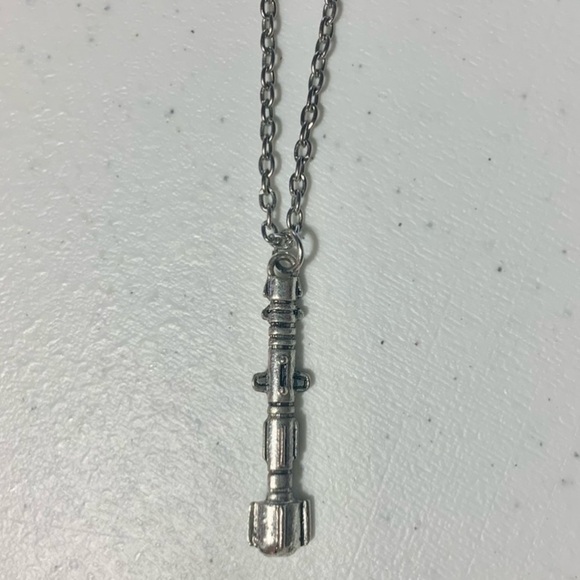 Doctor Who Silver Sonic Screw Driver Necklace, [11th Doctor] - Picture 2 of 2